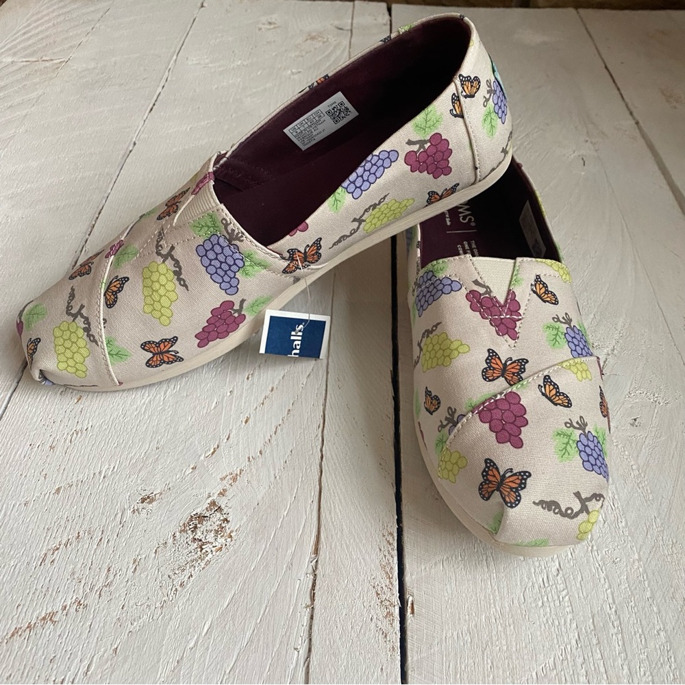 TOMS Butterfly Grapevine Alpargata Shoes
